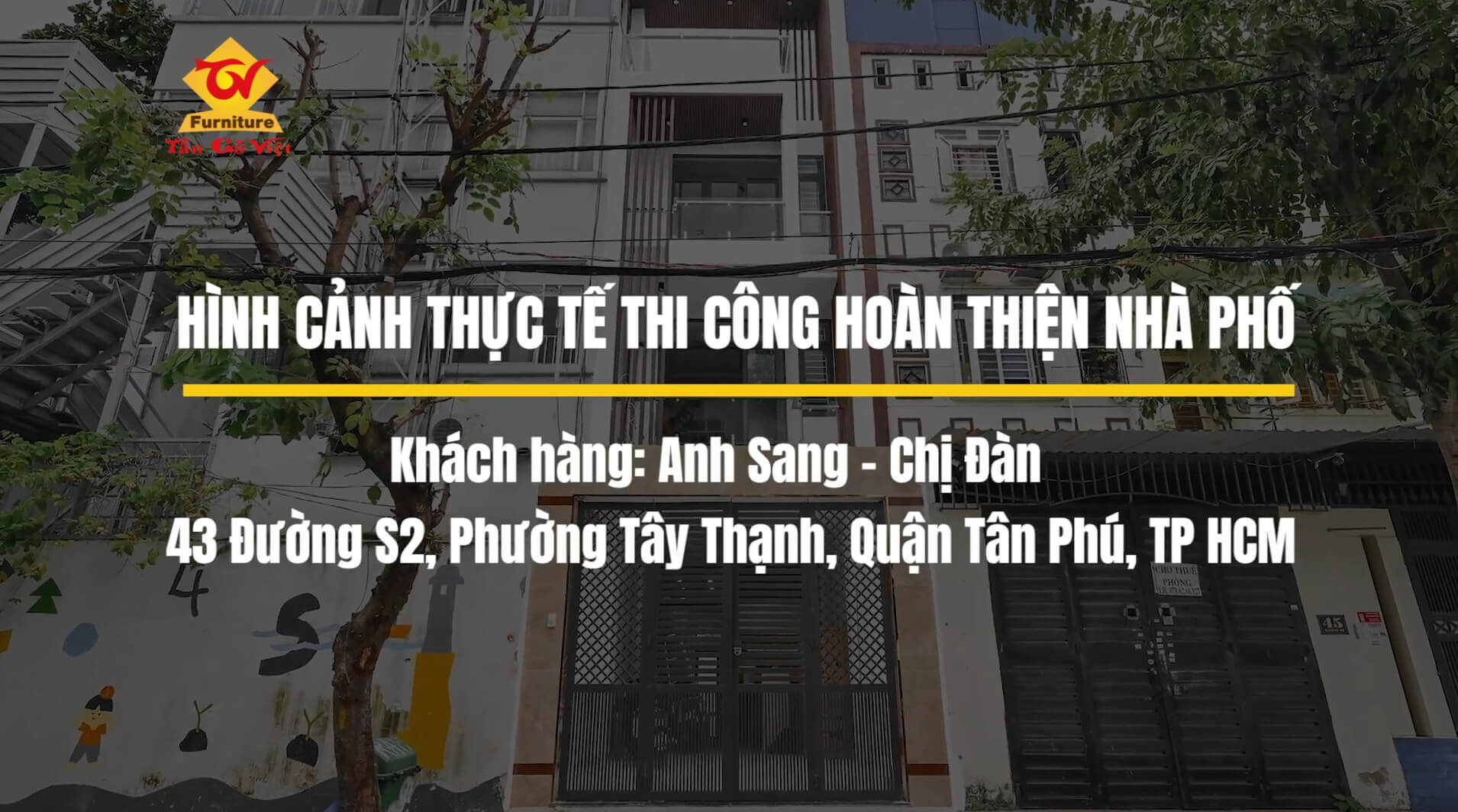 Công trình nhà phố nội thất hiện đại – Kết hợp hài hòa giữa gỗ công nghiệp và gỗ tự nhiên