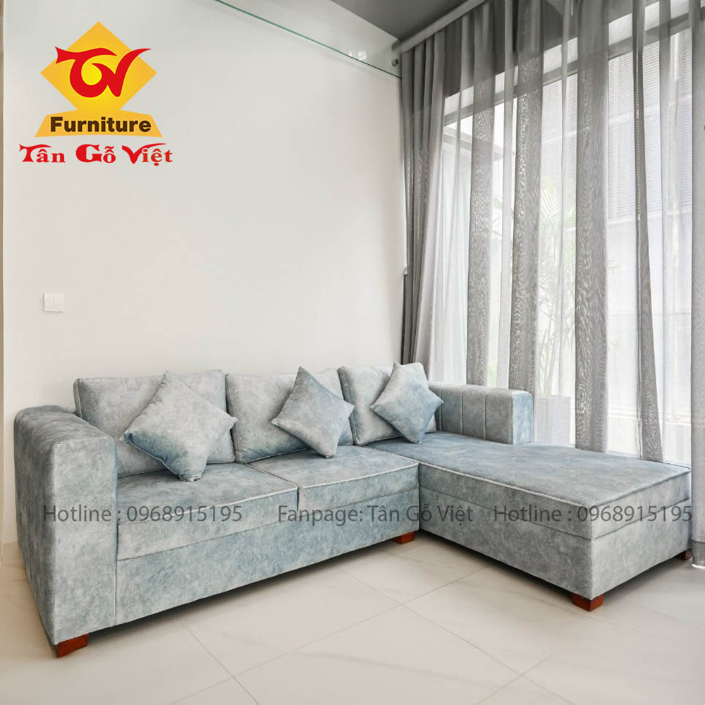 Ghế Sofa nỉ chữ L SF001