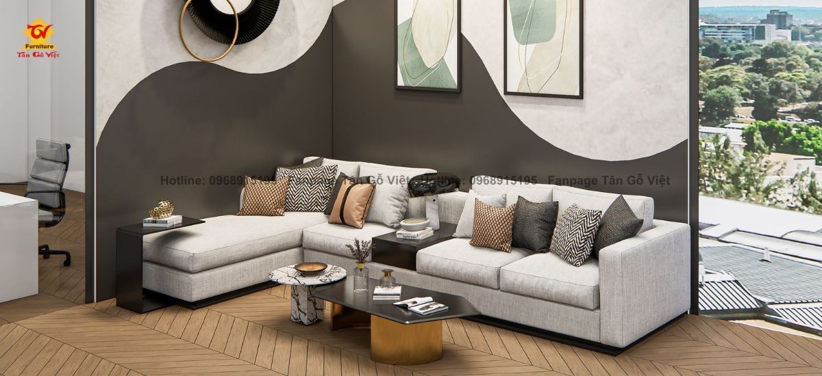 Lựa chọn sofa nỉ cho không gian sống