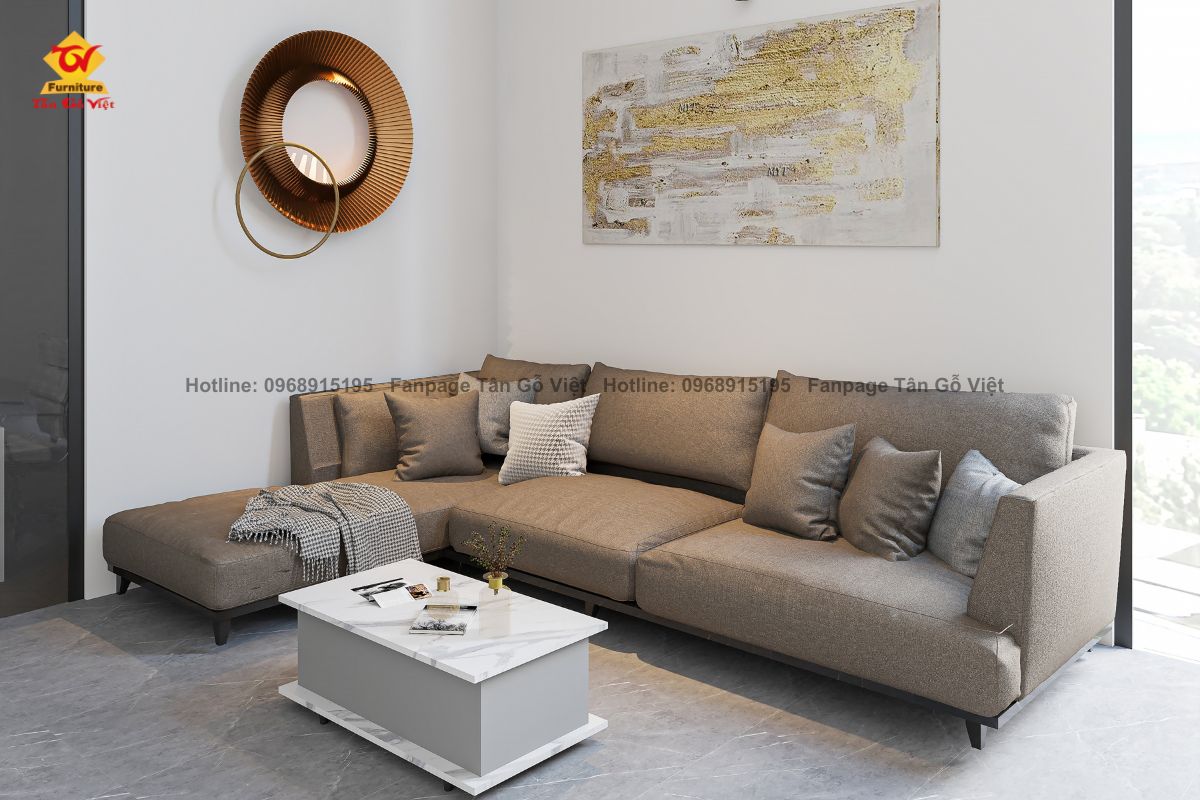 Sofa góc chữ L cao cấp, chất lượng và giá tốt