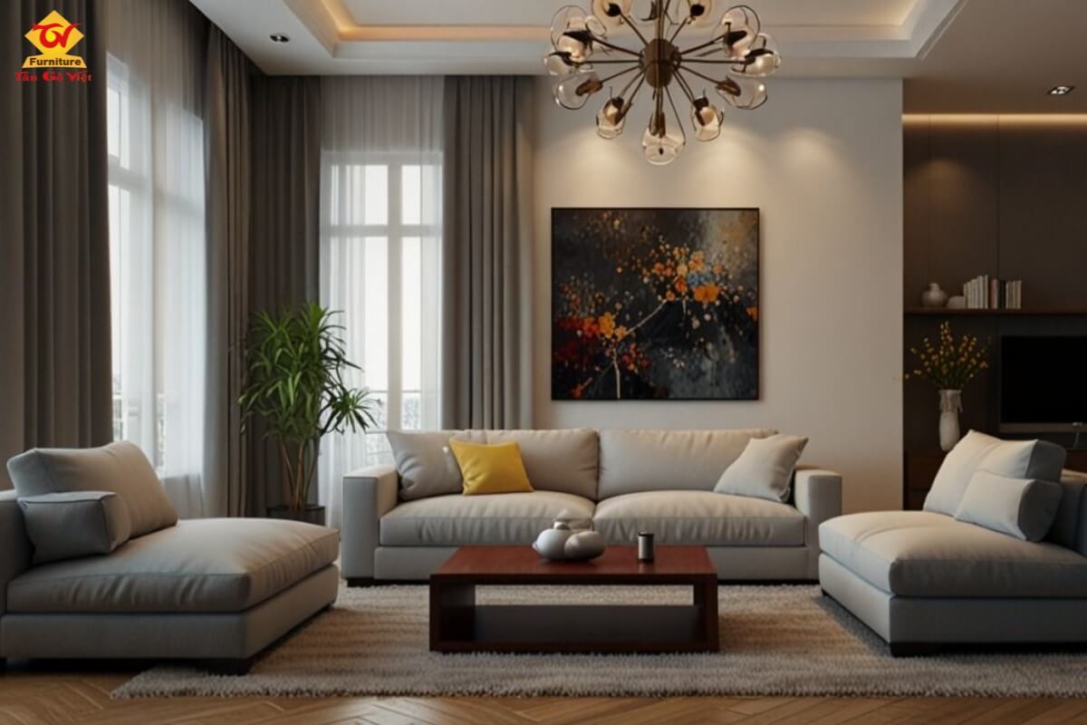 Mua sofa phòng khách hiện đại uy tín tại HCM