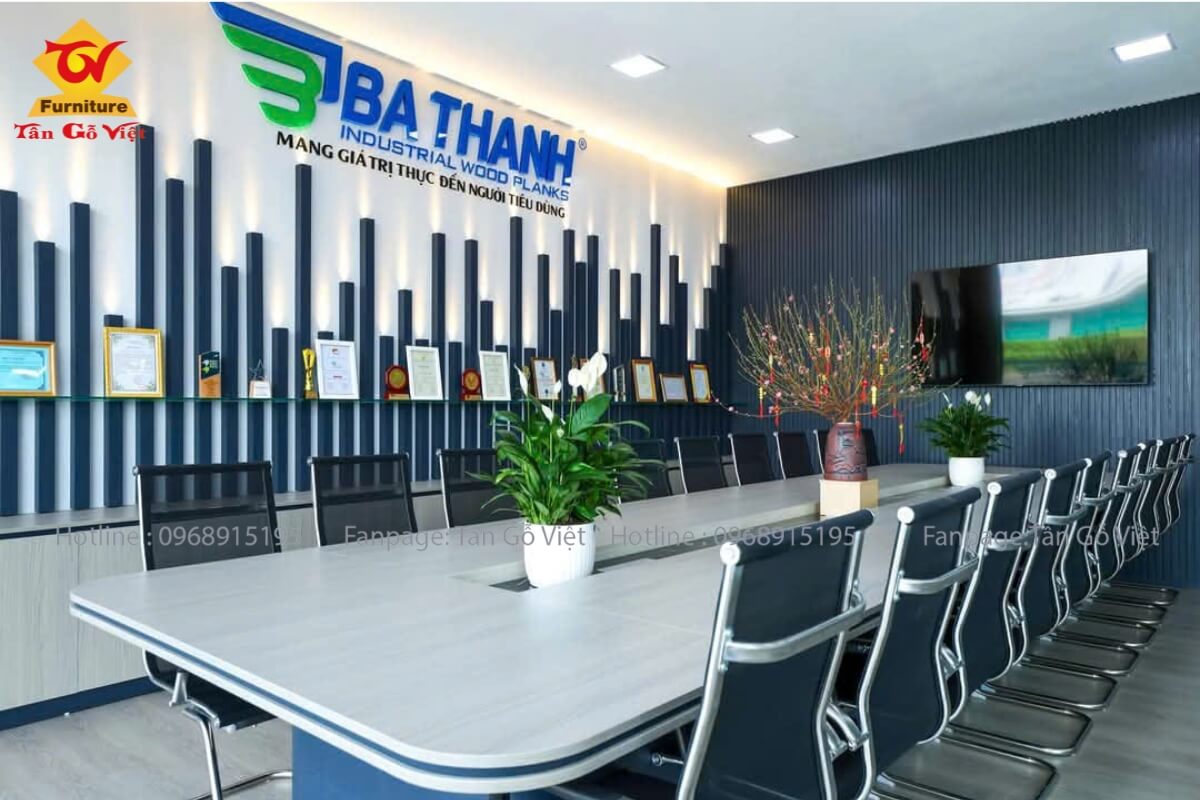 Thiết kế thi công nội thất văn phòng của doanh nghiệp Ba Thanh