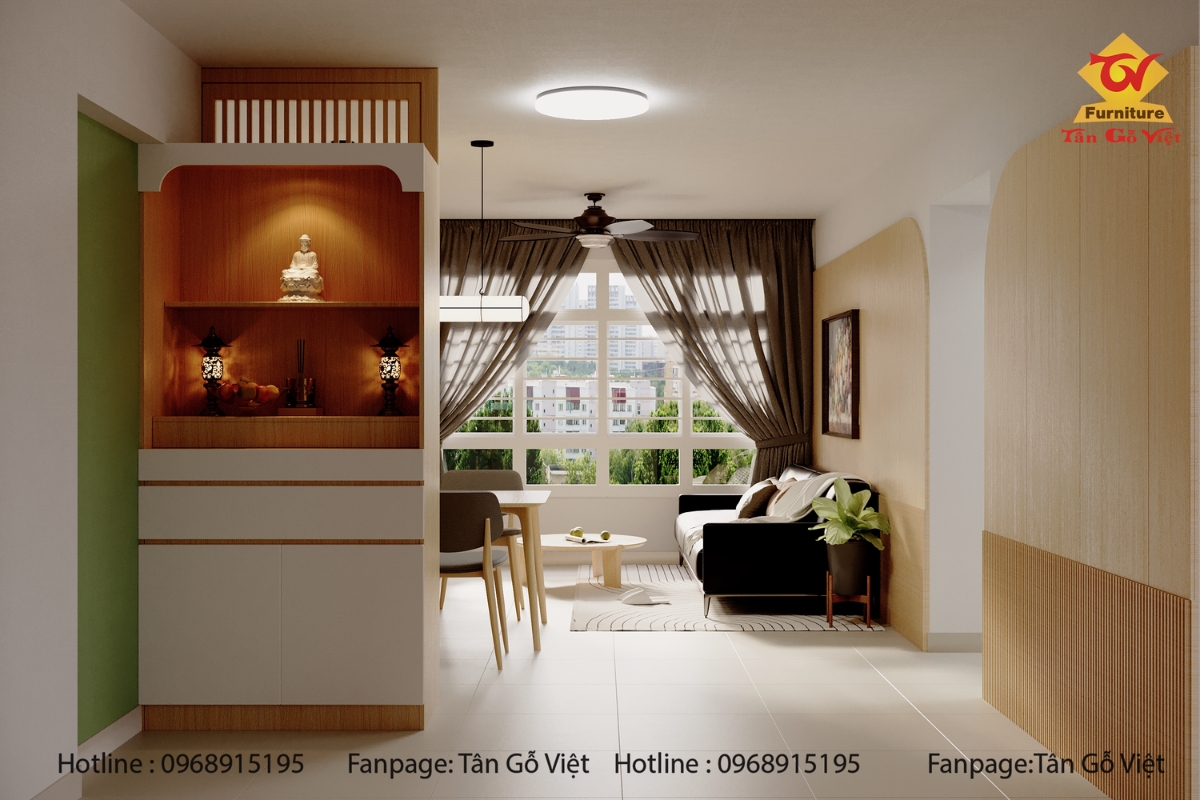 Thi công nội thất căn hộ Singapore của Mrs Vy