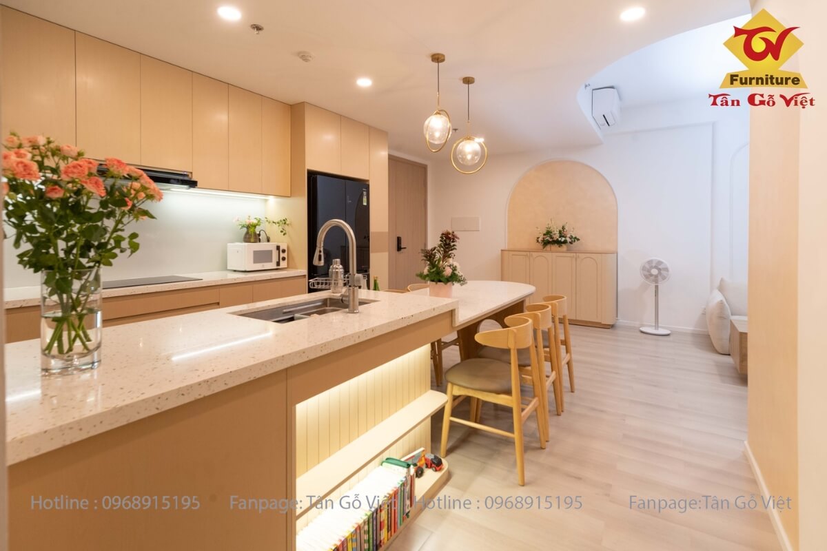 Lựa chọn nguyên liệu và phong cách thiết kế phòng khách