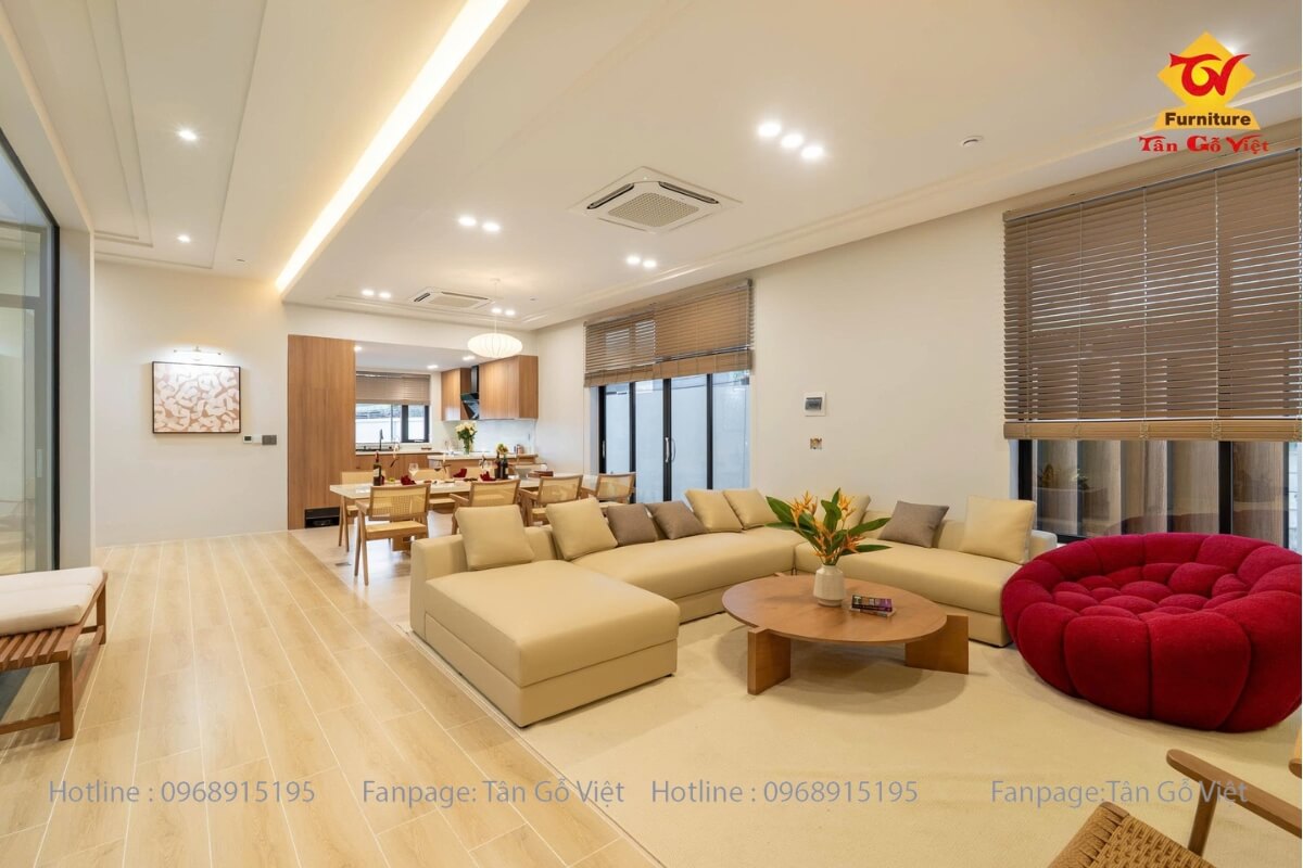 Phong cách Japandi trong thiết kế nội thất Villa Lagi Lâm Đồng