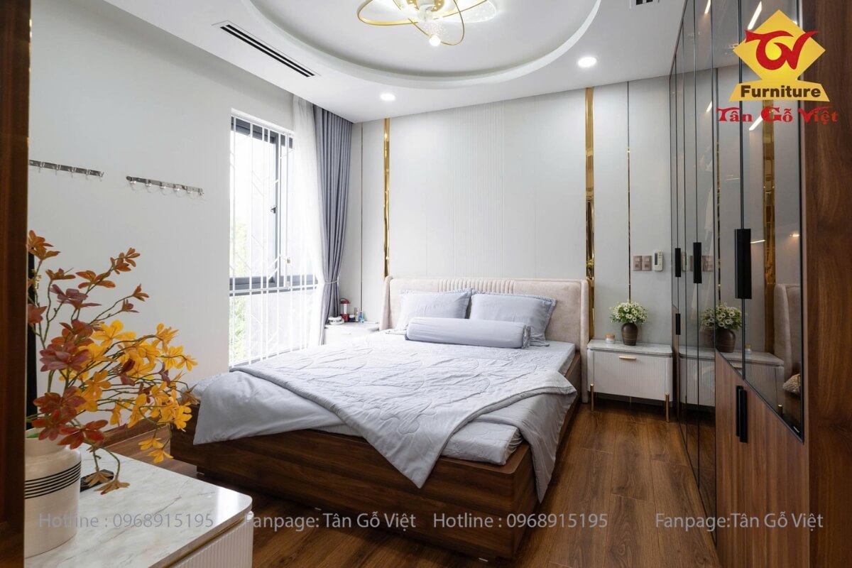 Phòng ngủ gỗ công nghiệp đẹp – Nâng tầm không gian sống