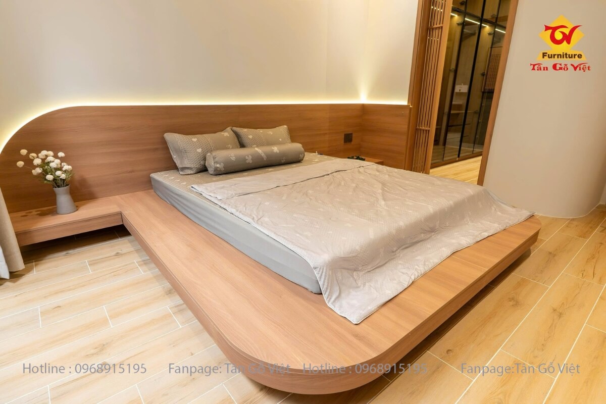 Thi công nội thất phòng ngủ Master villa Lagi