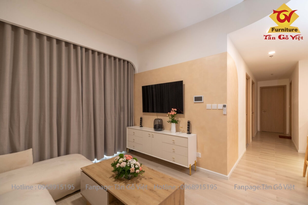 Xu hướng nội thất phòng khách hiện đại, tiện nghi