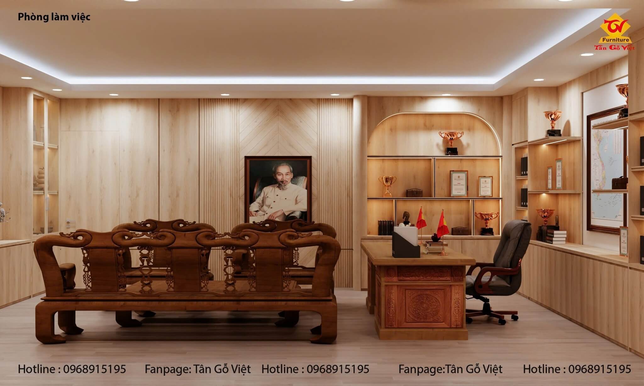 Xu hướng thiết kế phòng làm việc lãnh đạo hiện nay