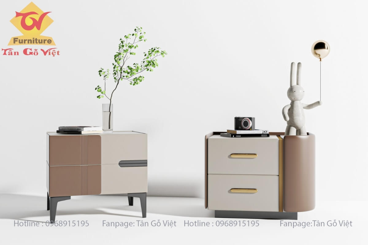 Kiểu Dáng và Thiết Kế Của Táp Đầu Giường Hiện Đại
