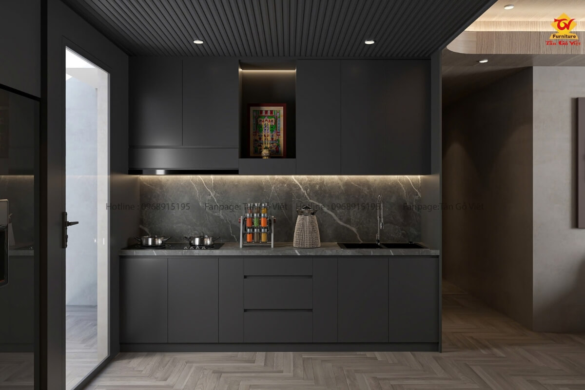 Lợi ích của phòng bếp đơn giản hiện đại sang trọng